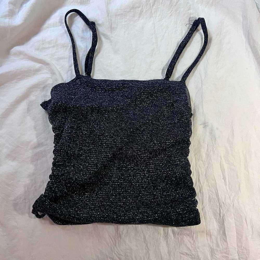 Black sparkly top